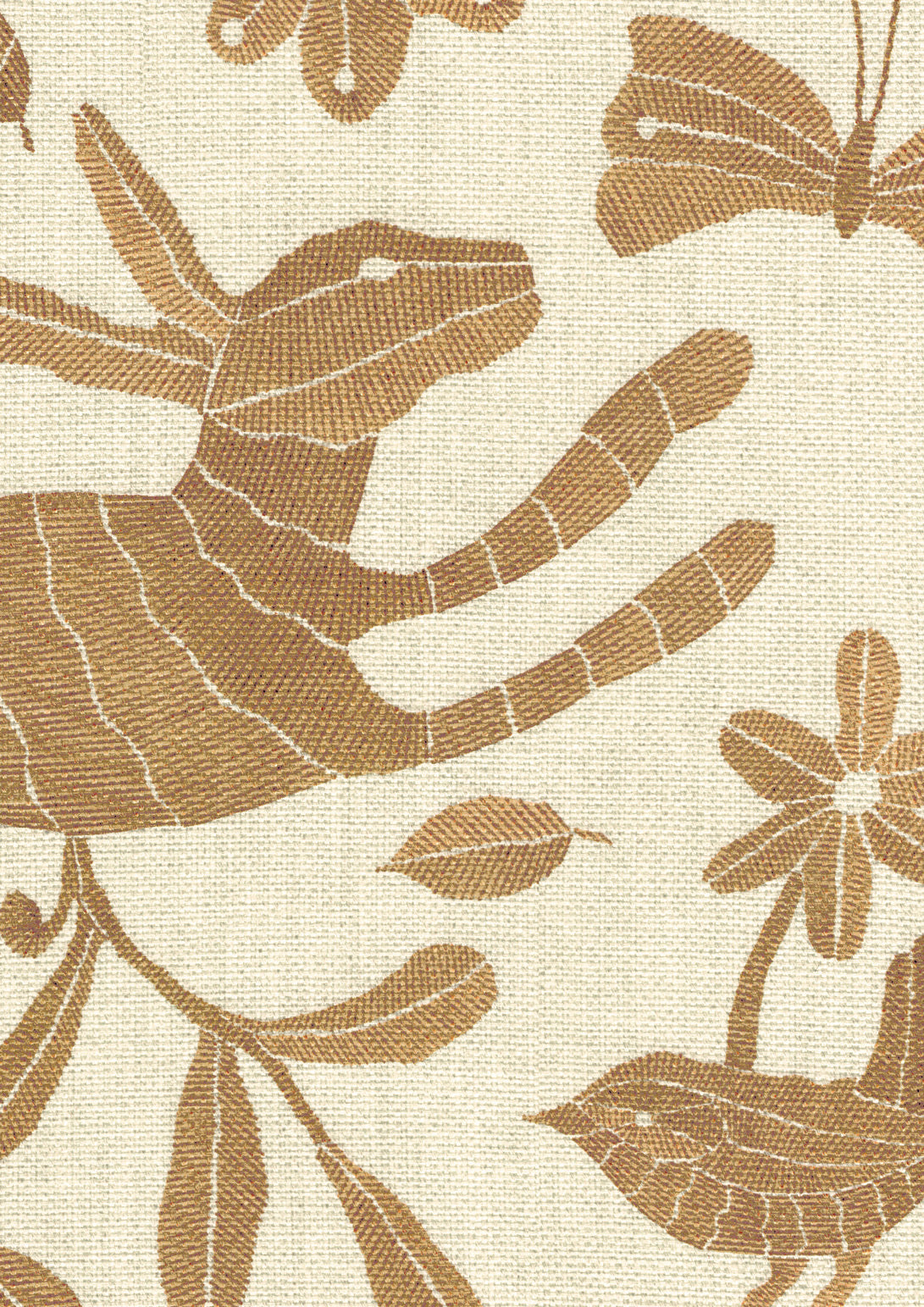 Lewis & Wood Otomi Foxy Made to Measure Curtains – fabric detail