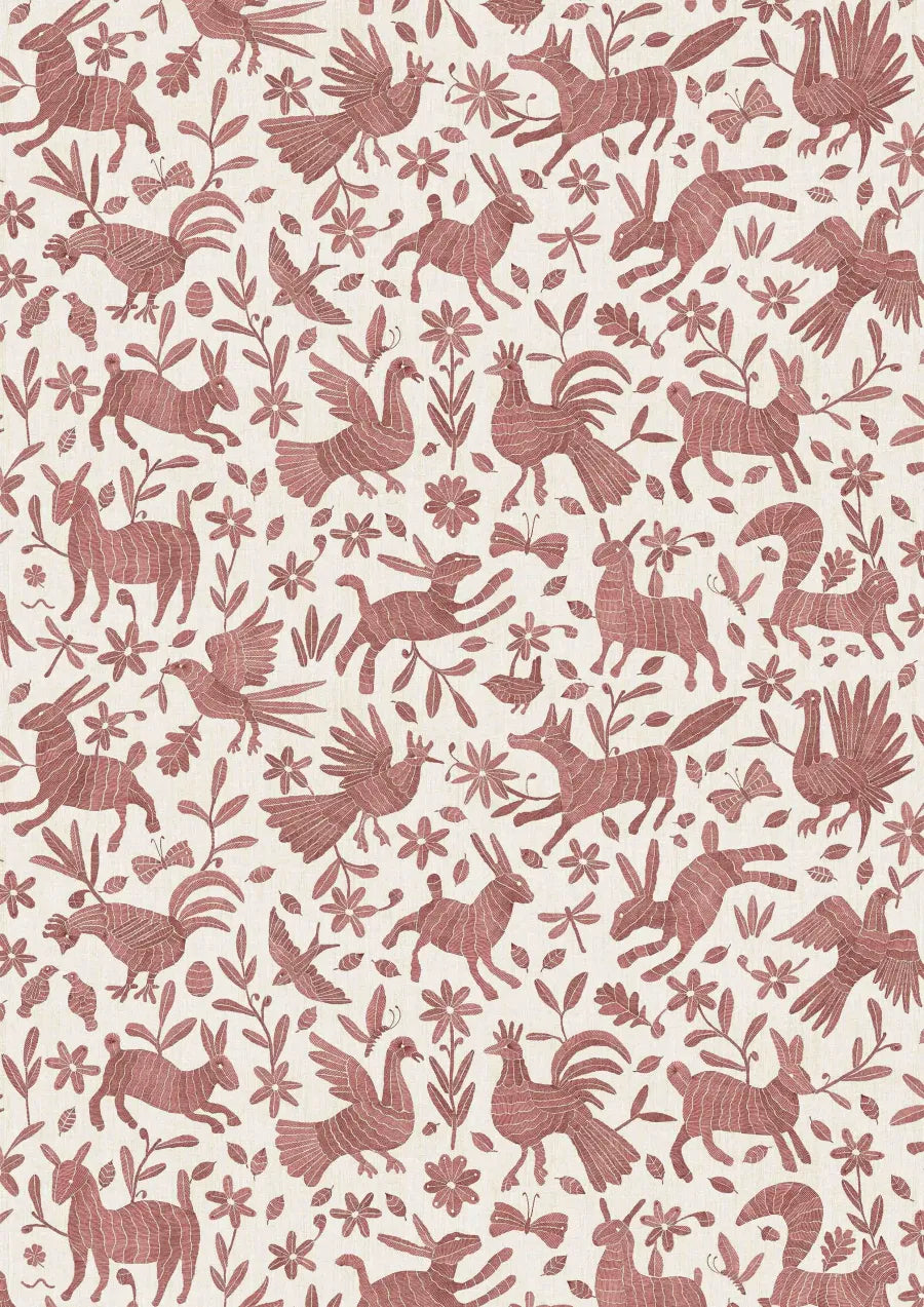 Lewis & Wood Otomi Rosy Made to Measure Roman Blinds – full width