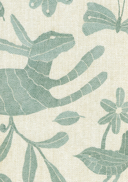 Lewis & Wood Otomi Thistledown Made to Measure Roman Blinds – fabric detail