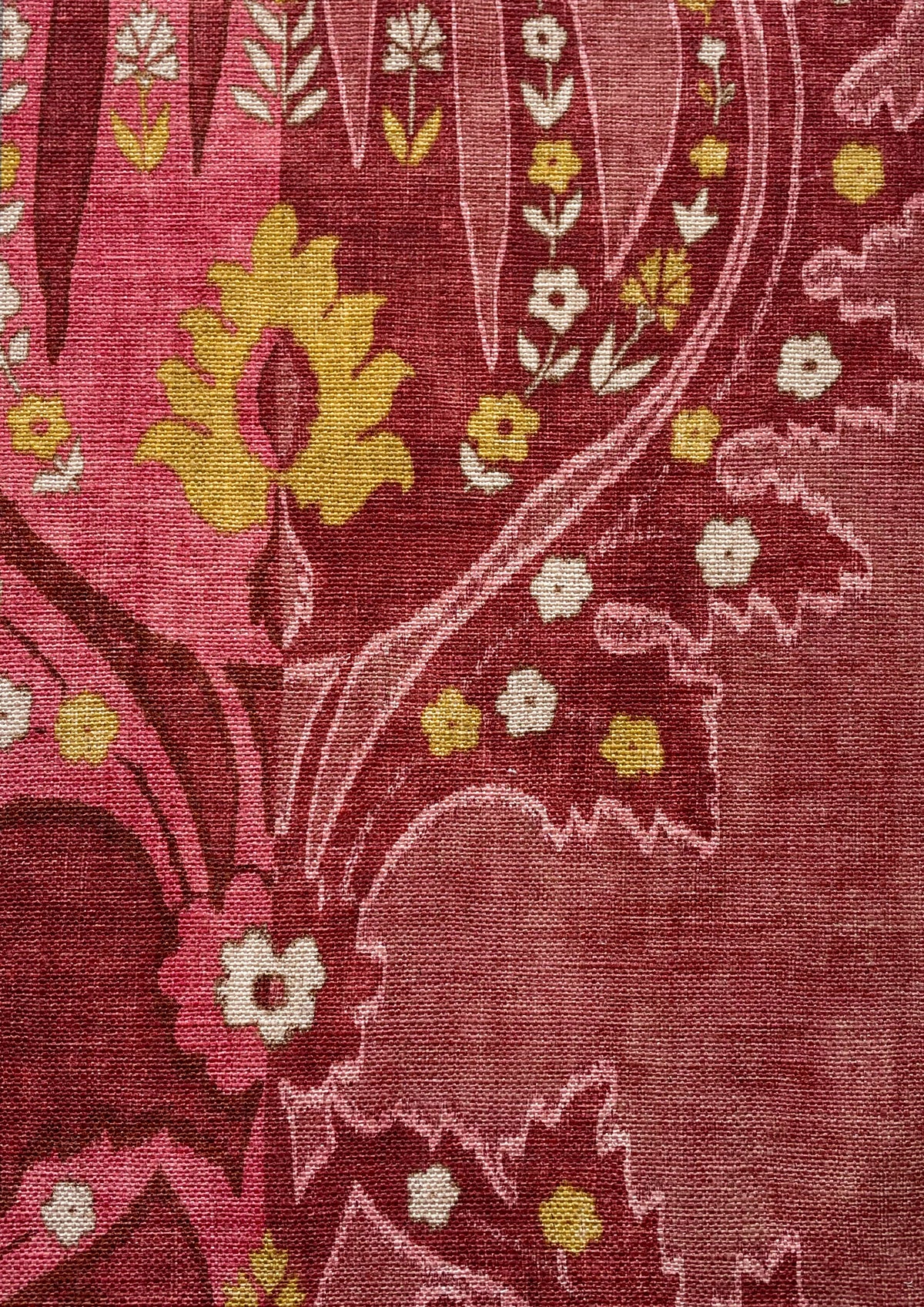 Lewis & Wood Otto Turkish Rose Made to Measure Roman Blinds – fabric detail