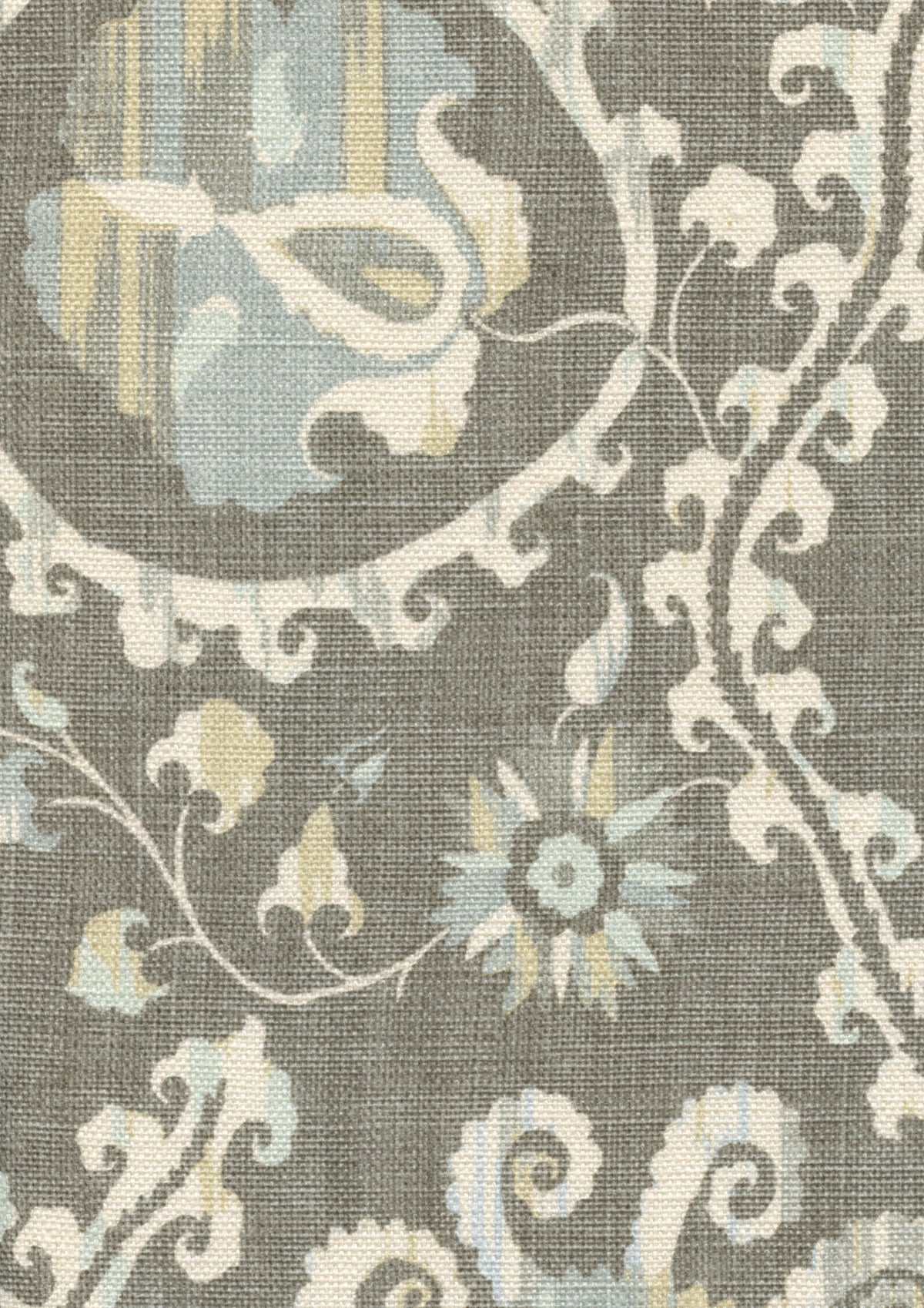 Lewis & Wood Oxus Casement Blue Made to Measure Roman Blinds – fabric detail