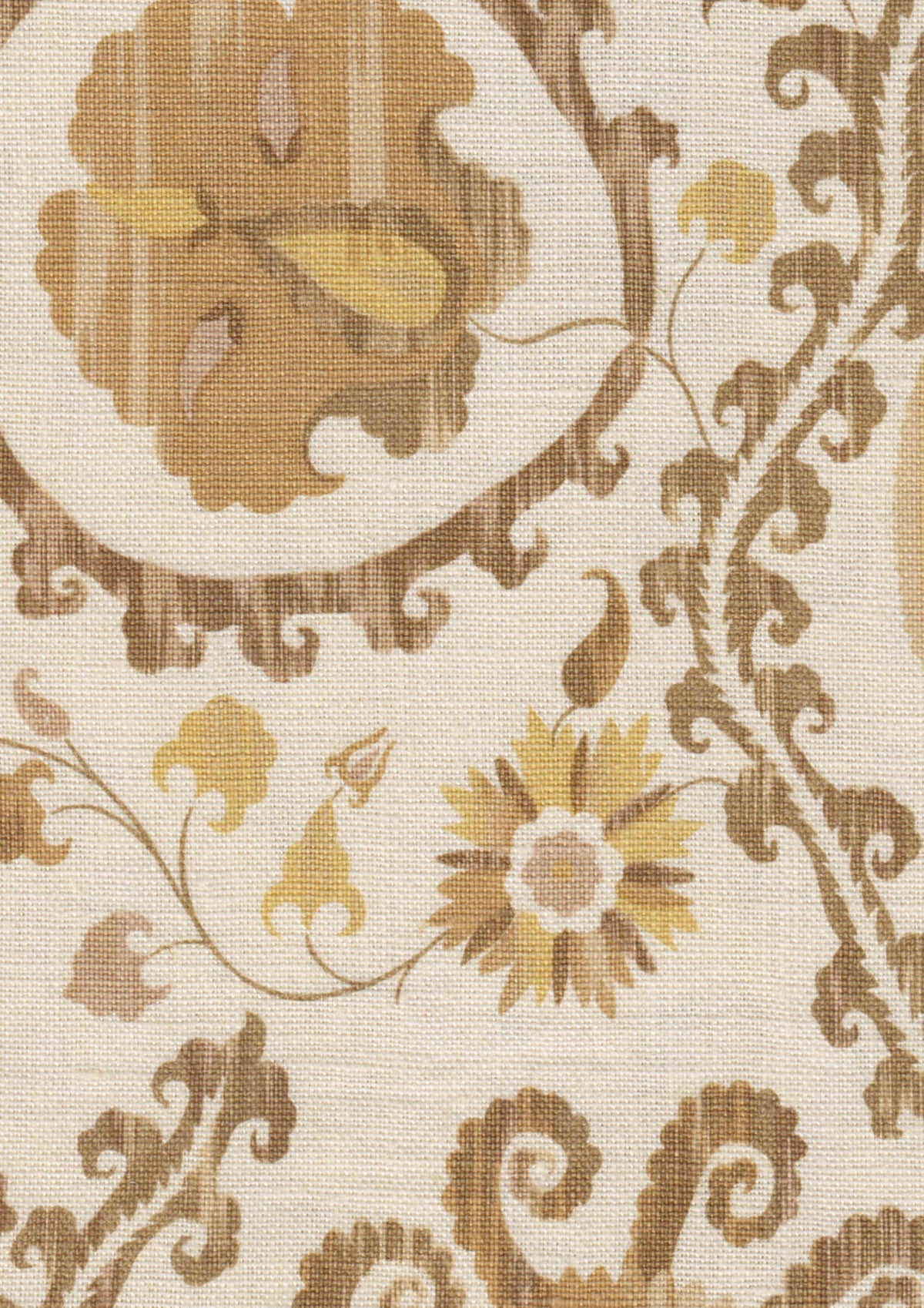 Lewis & Wood Oxus Corn Made to Measure Curtains – fabric detail