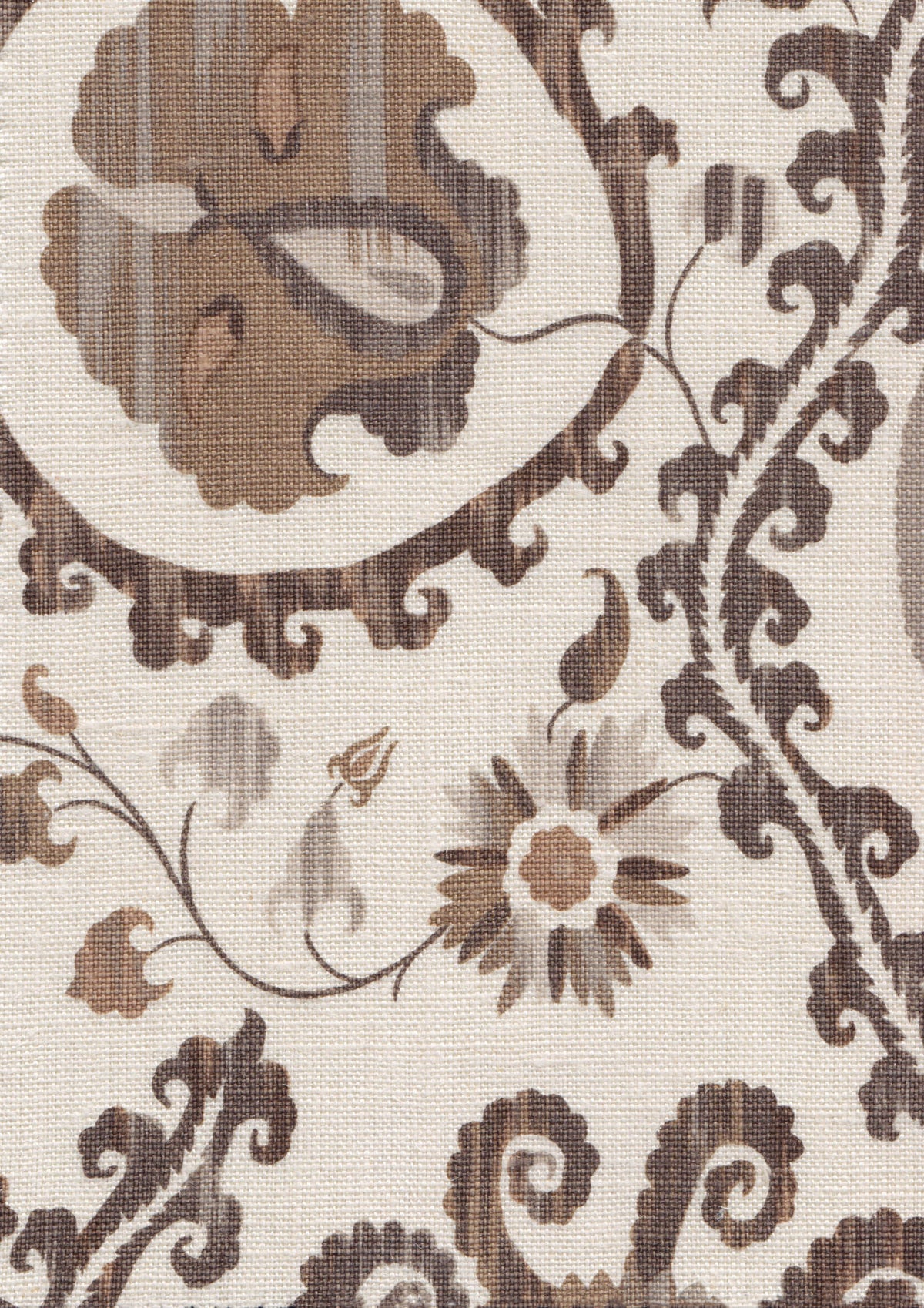 Lewis & Wood Oxus Greige Made to Measure Curtains – fabric detail