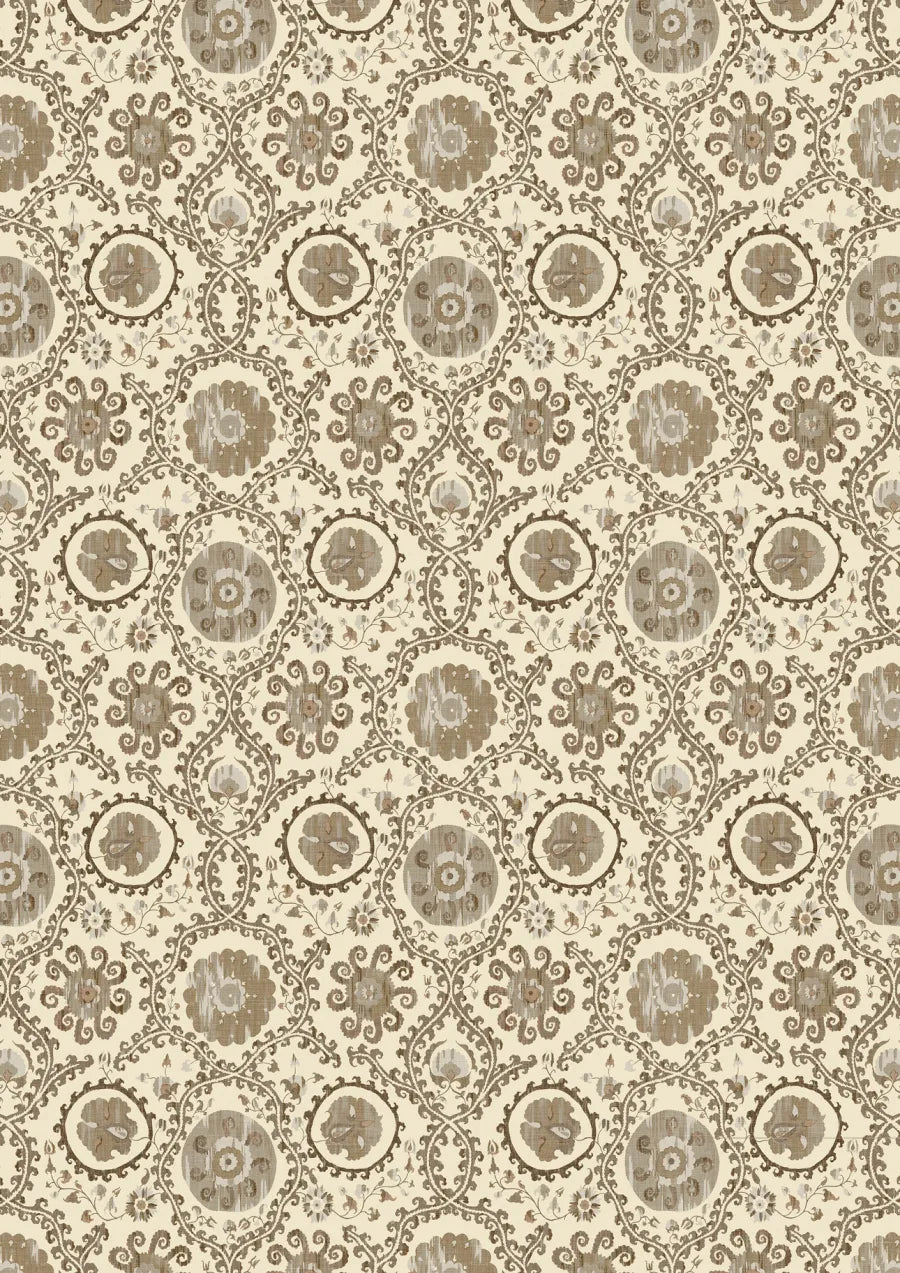 Lewis & Wood Oxus Greige Made to Measure Curtains – full width