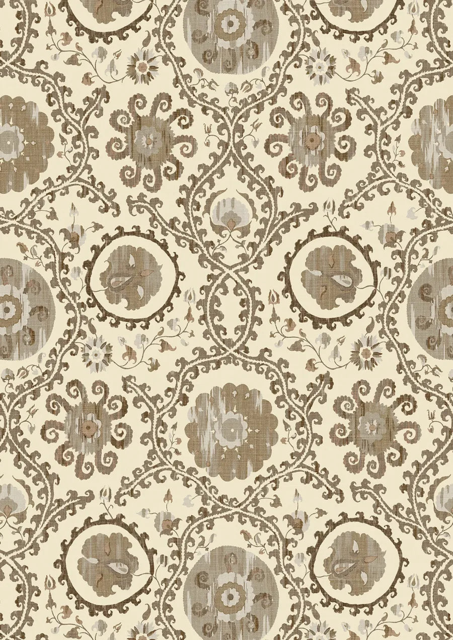 Lewis & Wood Oxus Greige Made to Measure Curtains – close-up