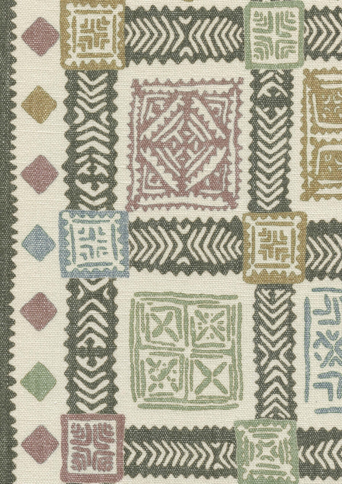 Lewis & Wood Palmyra Terrafirma Made to Measure Curtains – fabric detail