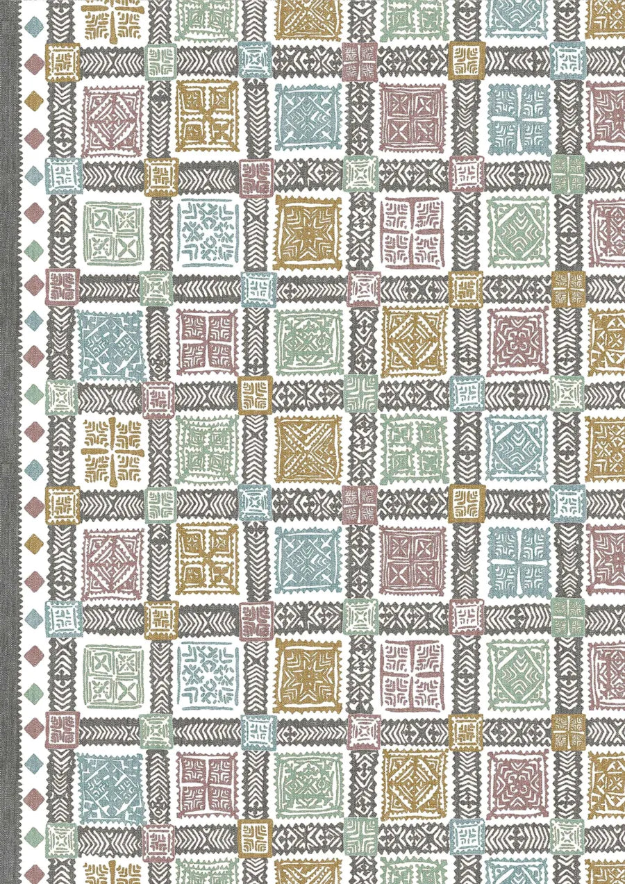 Lewis & Wood Palmyra Terrafirma Made to Measure Curtains – close-up