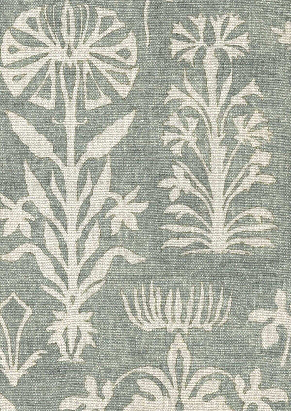 Lewis & Wood Papyrus Eau de Nil Made to Measure Curtains – fabric detail