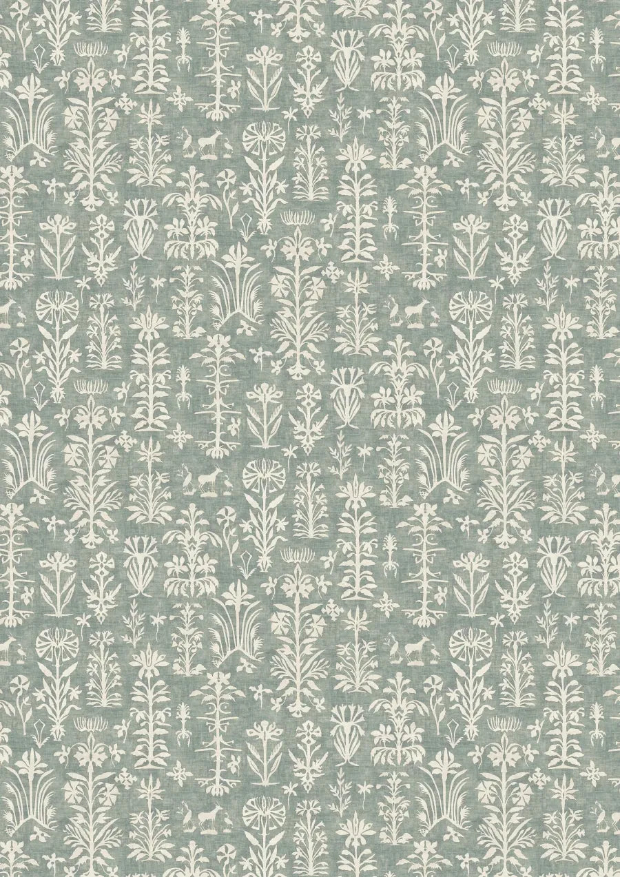 Lewis & Wood Papyrus Eau de Nil Made to Measure Roman Blinds – full width