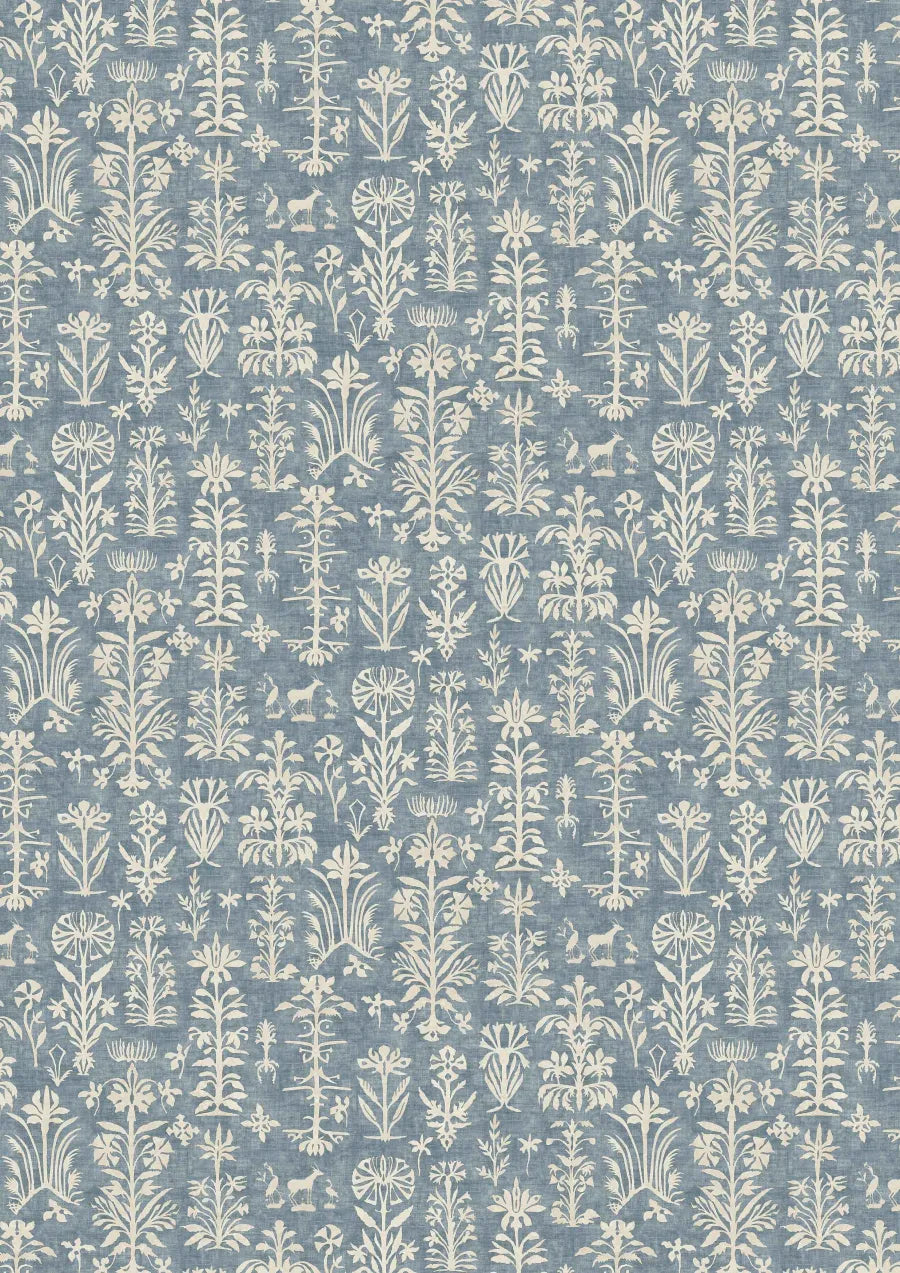 Lewis & Wood Papyrus Moonstone Made to Measure Curtains – full width