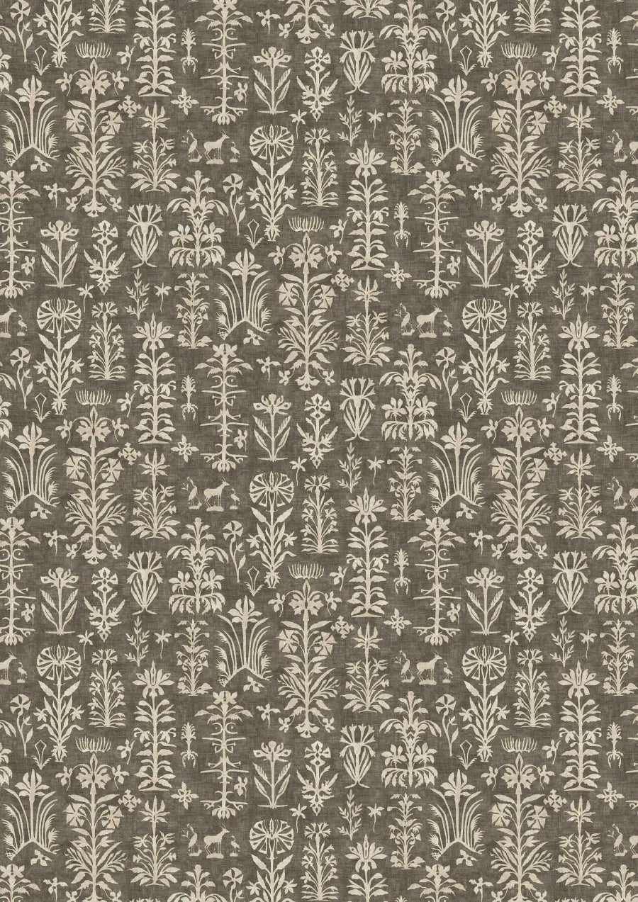 Lewis & Wood Papyrus Nero Made to Measure Curtains – full width