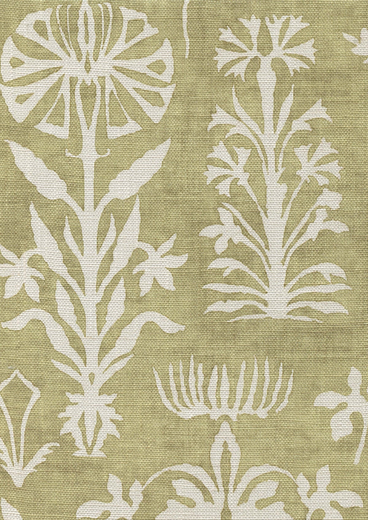 Lewis & Wood Papyrus Quince Made to Measure Curtains – fabric detail