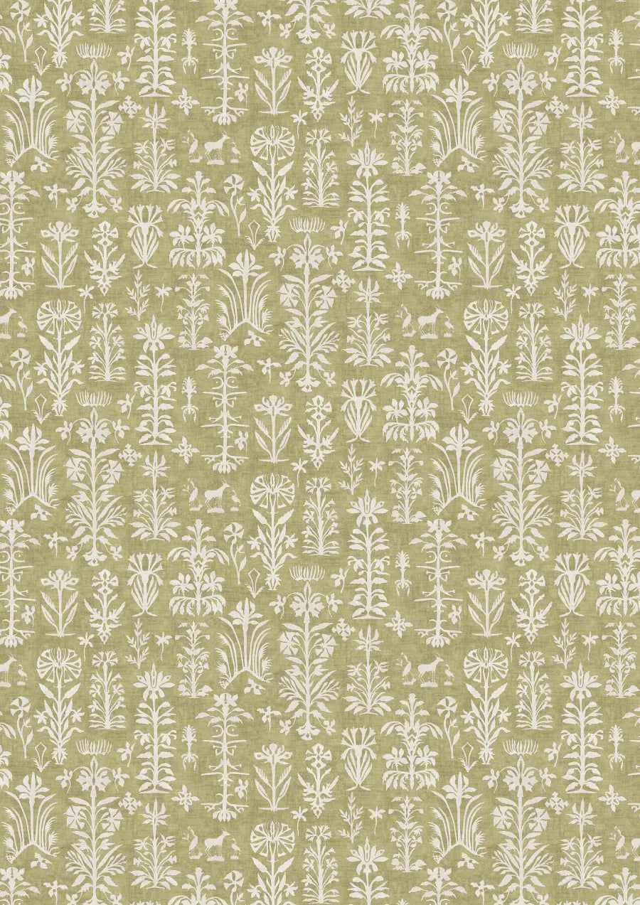 Lewis & Wood Papyrus Quince Made to Measure Curtains – full width