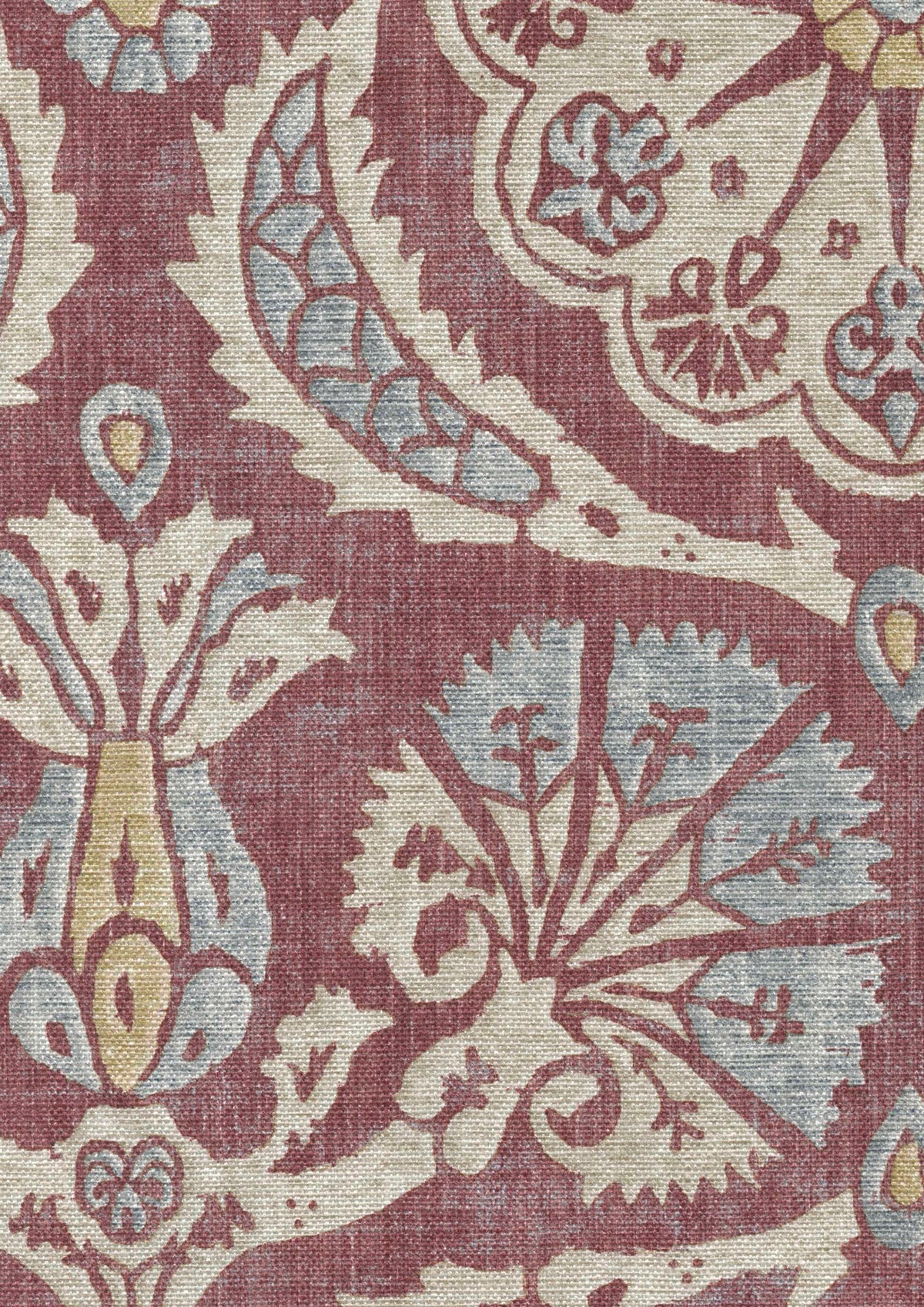 Lewis & Wood Pasha Carnation Made to Measure Curtains – fabric detail