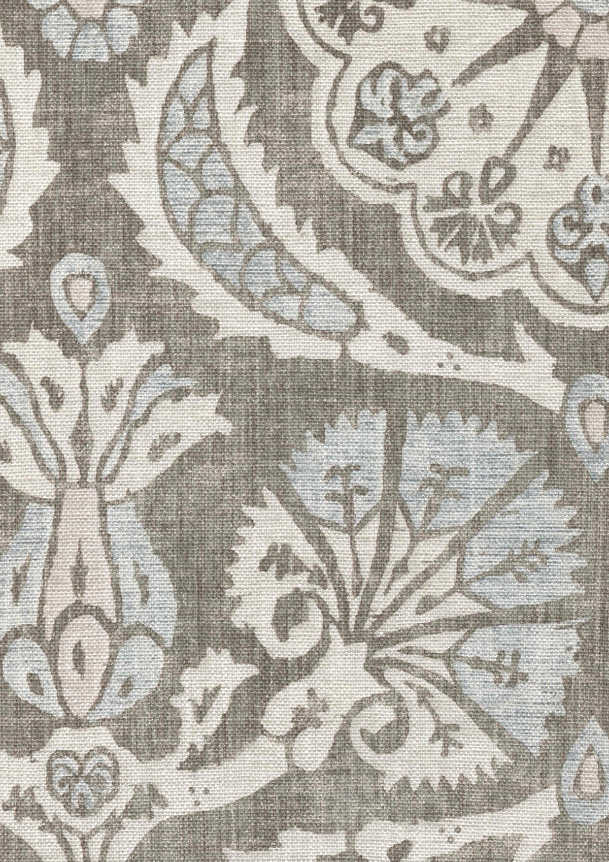 Lewis & Wood Pasha Sugar Almond Made to Measure Roman Blinds – fabric detail