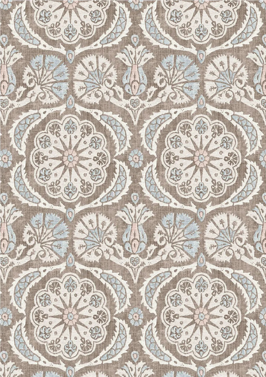 Lewis & Wood Pasha Sugar Almond Made to Measure Roman Blinds – close-up