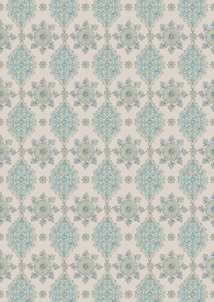 Lewis & Wood Pashmina Lapis Lime Made to Measure Curtains – full width