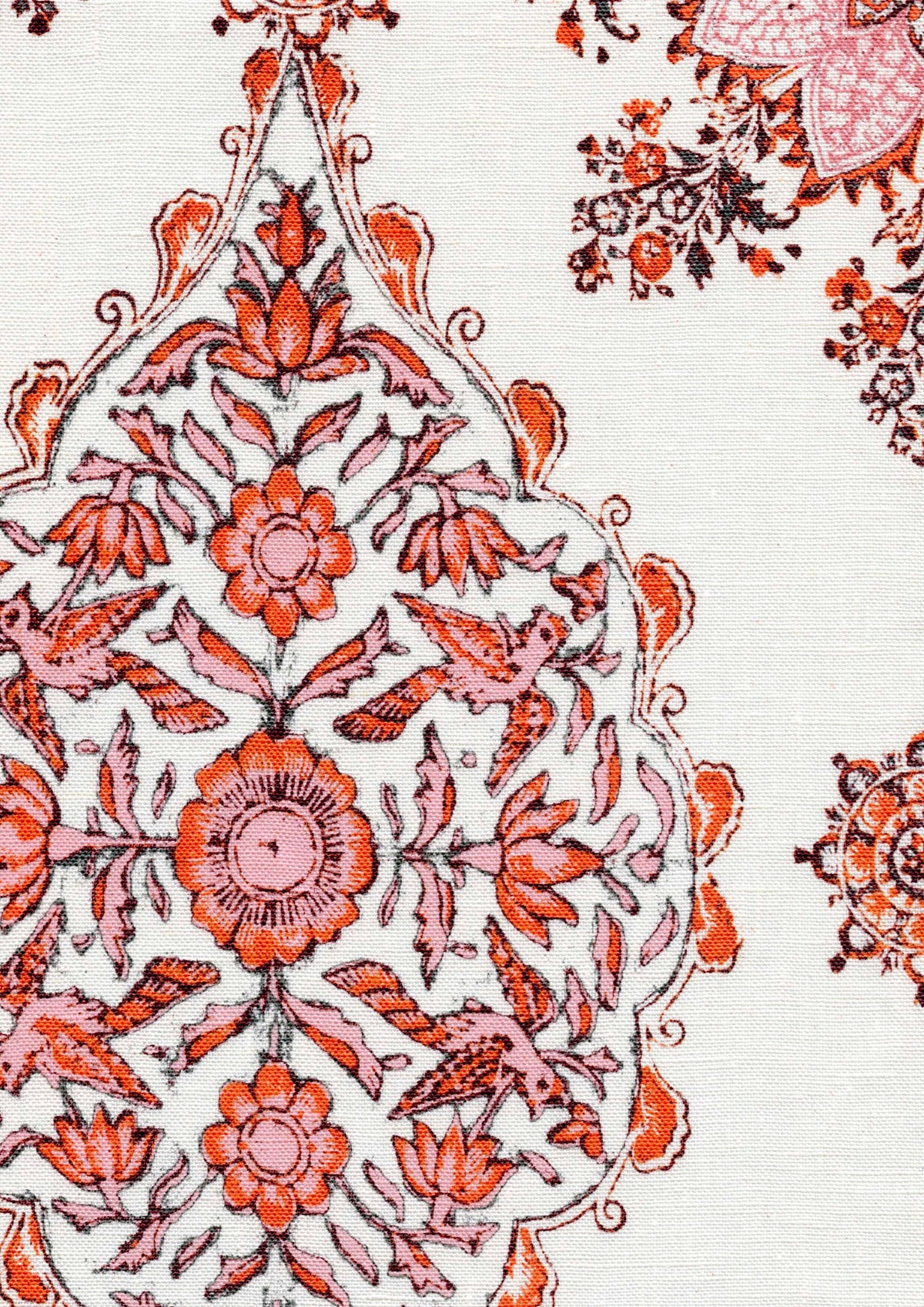 Lewis & Wood Pashmina LG Amber Rose Made to Measure Curtains – fabric detail