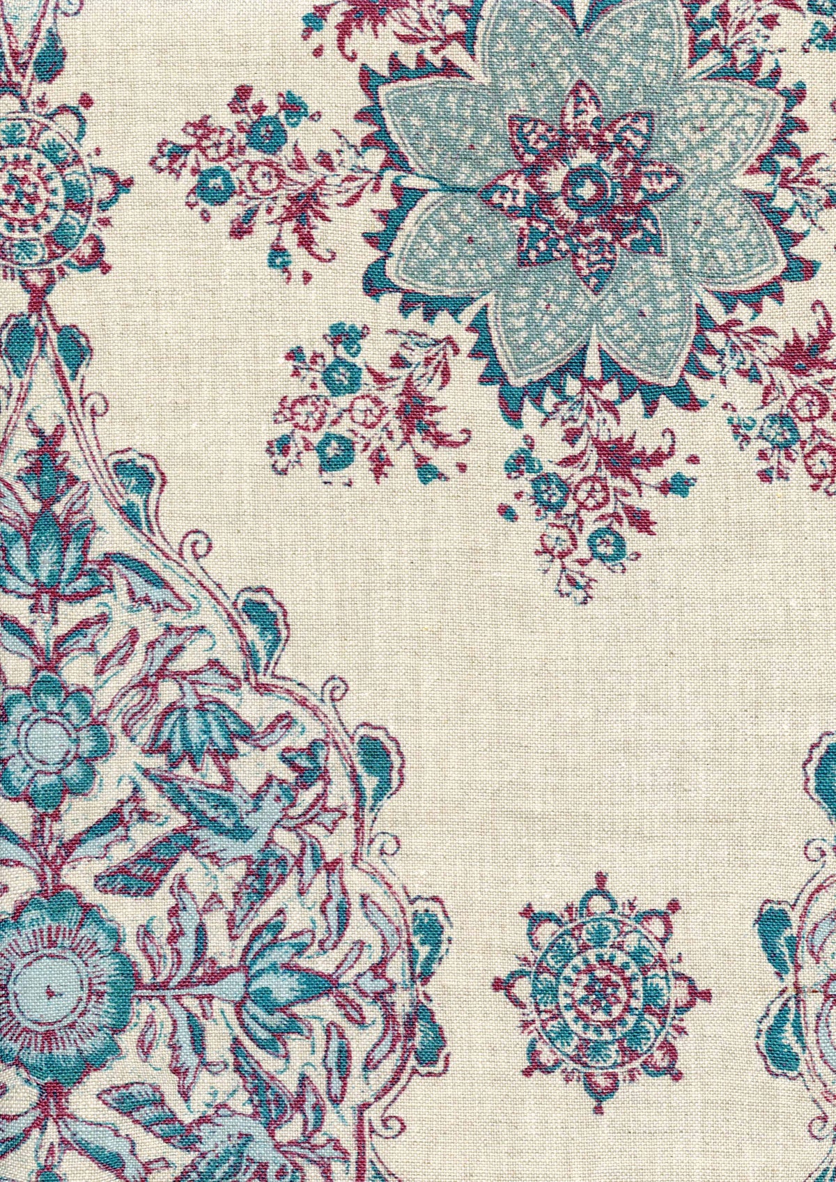 Lewis & Wood Pashmina Peacock Made to Measure Curtains – fabric detail