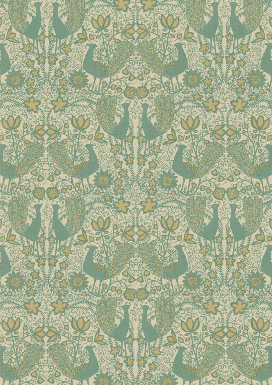 Lewis & Wood Peacock Frascati Made to Measure Curtains – full width