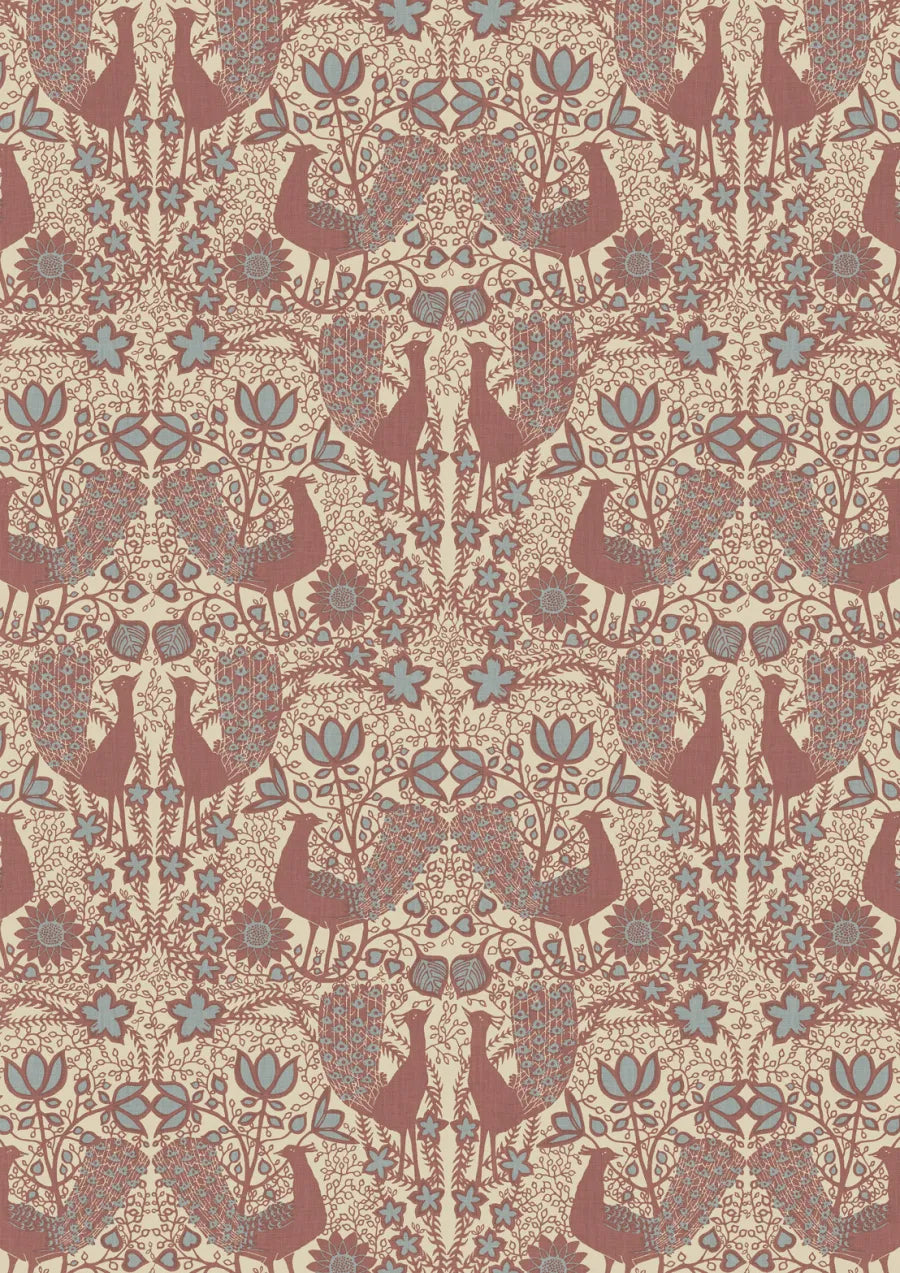 Lewis & Wood Peacock Rhone Made to Measure Curtains – full width