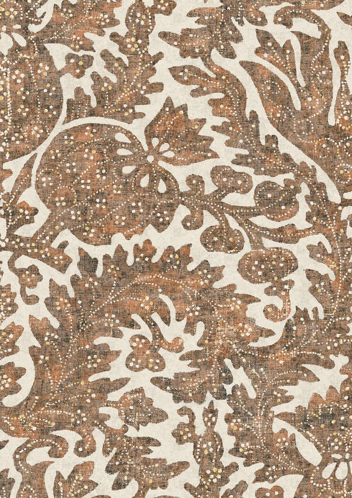 Lewis & Wood Pomegranate Amber Made to Measure Roman Blinds – close-up