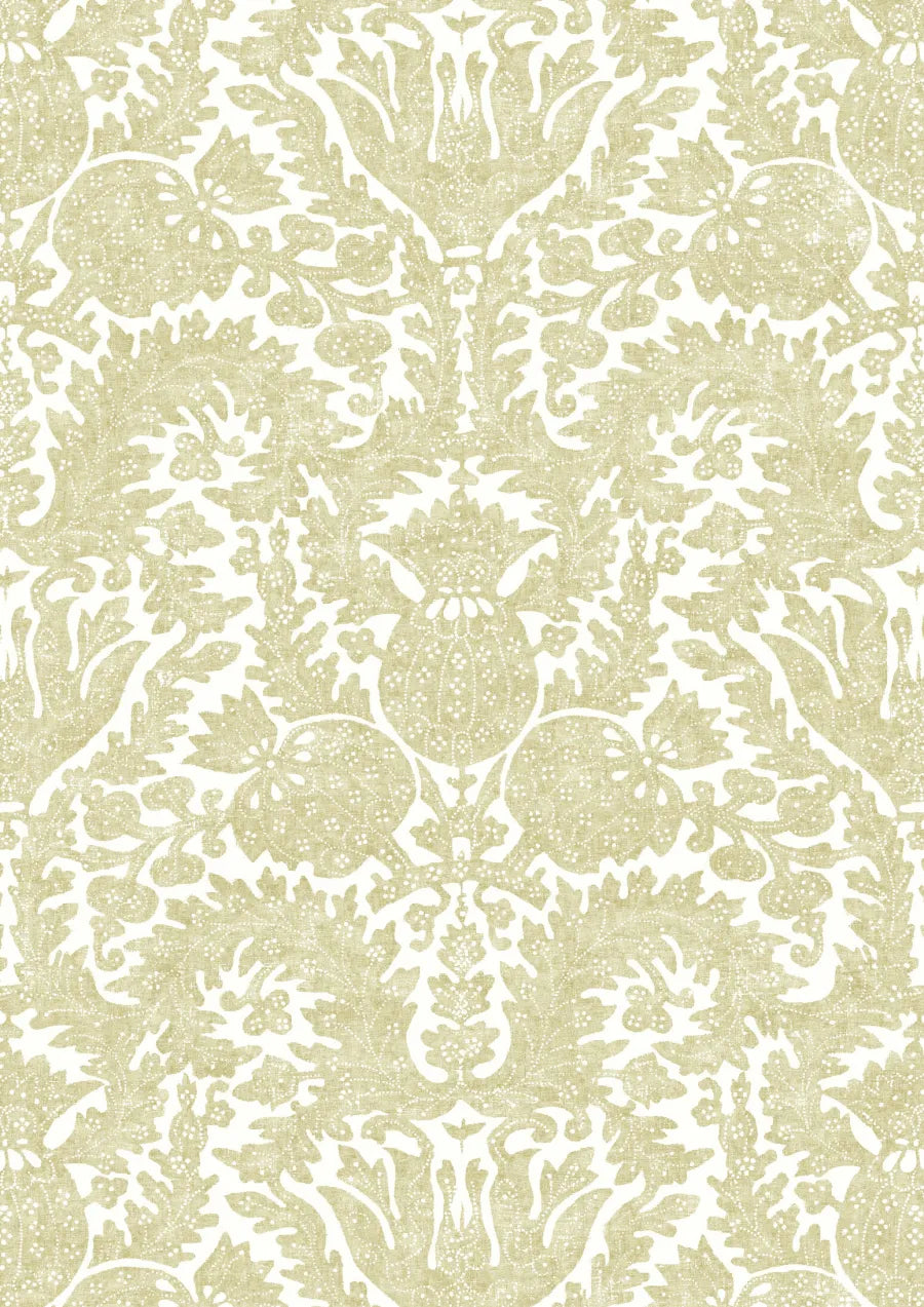 Lewis & Wood Pomegranate Fresco Chicory Made to Measure Roman Blinds – full width