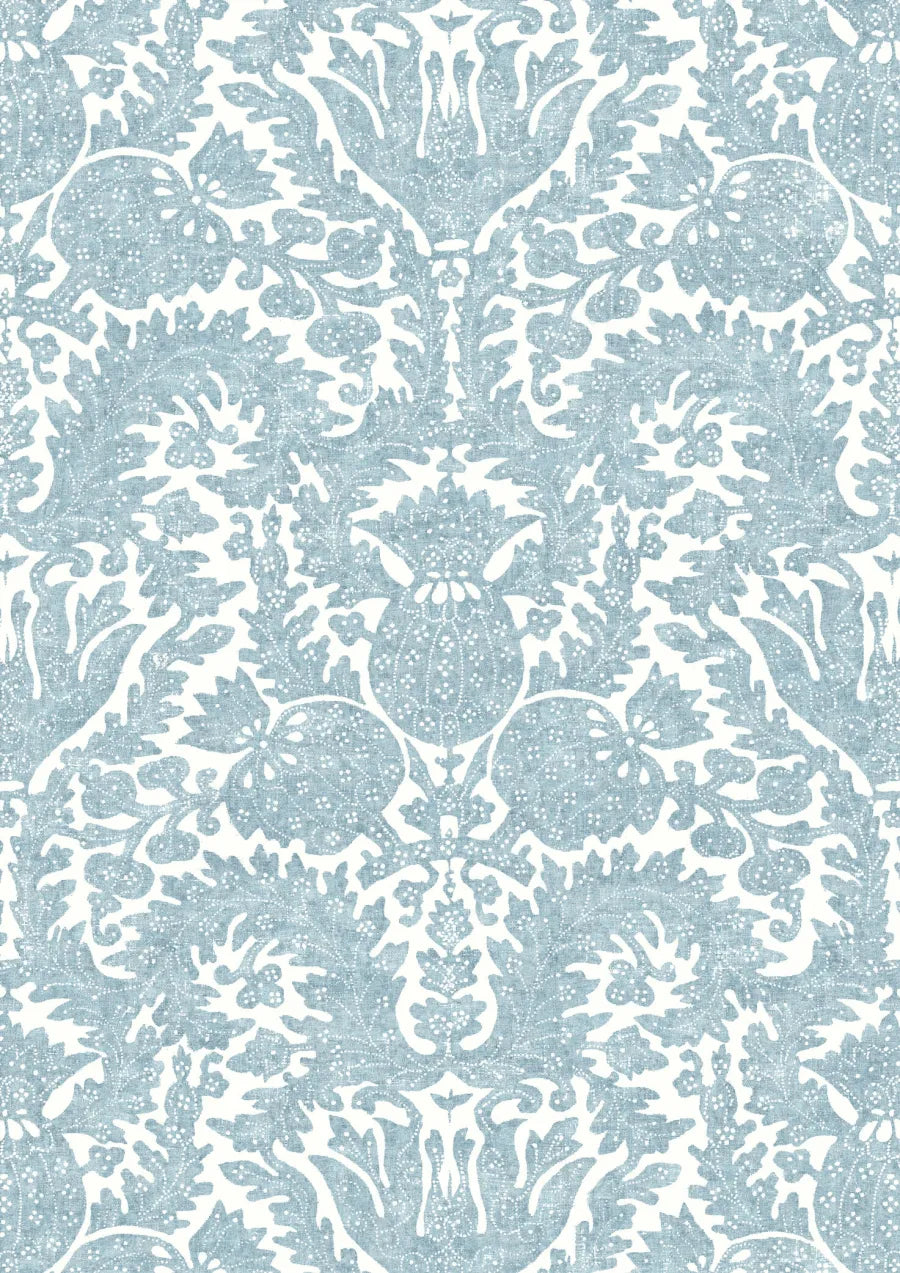 Lewis & Wood Pomegranate Fresco Sky Made to Measure Curtains – full width