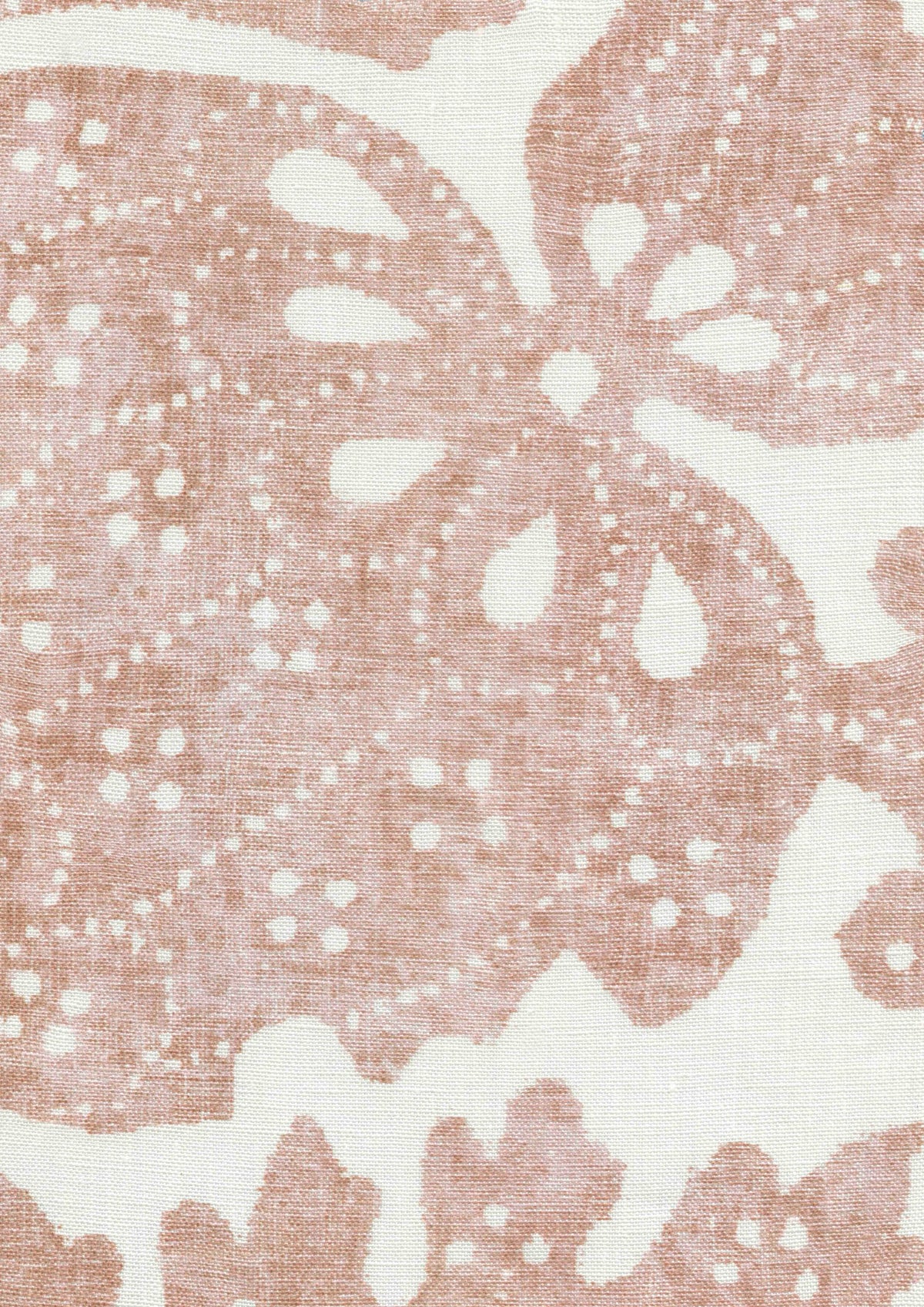 Lewis & Wood Pomegranate Fresco Sweet Pea Made to Measure Roman Blinds – fabric detail
