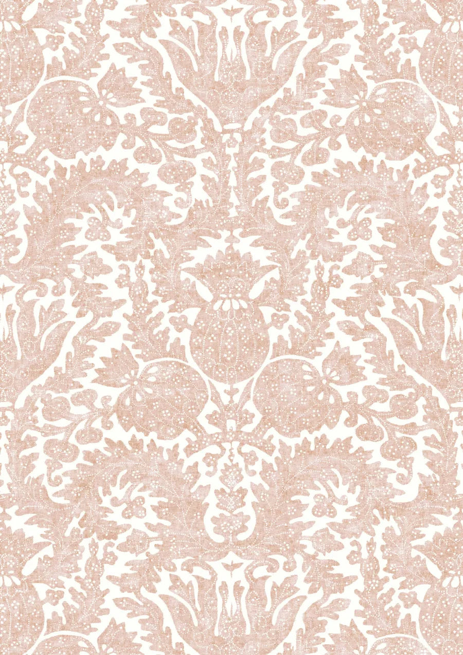 Lewis & Wood Pomegranate Fresco Sweet Pea Made to Measure Roman Blinds – full width
