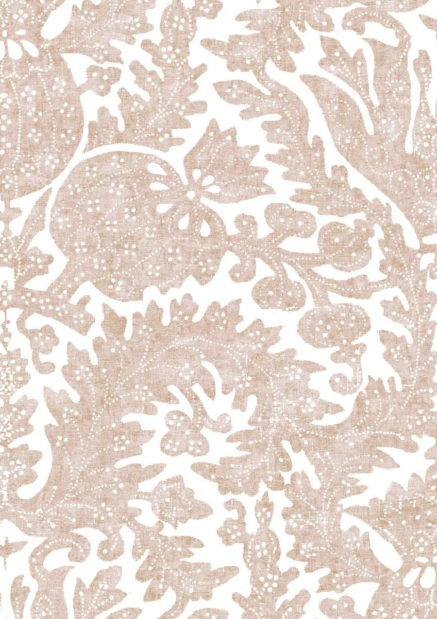 Lewis & Wood Pomegranate Fresco Sweet Pea Made to Measure Curtains – close-up