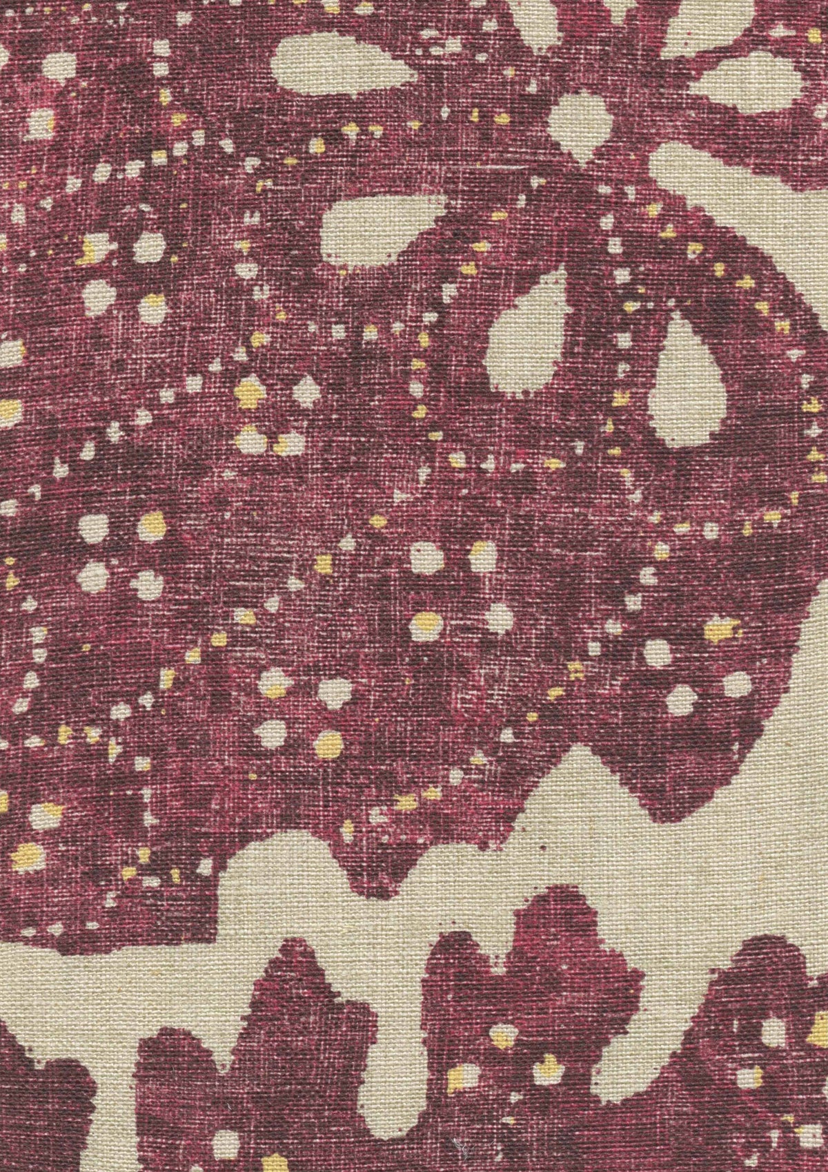 Lewis & Wood Pomegranate Raspberry Made to Measure Roman Blinds – fabric detail