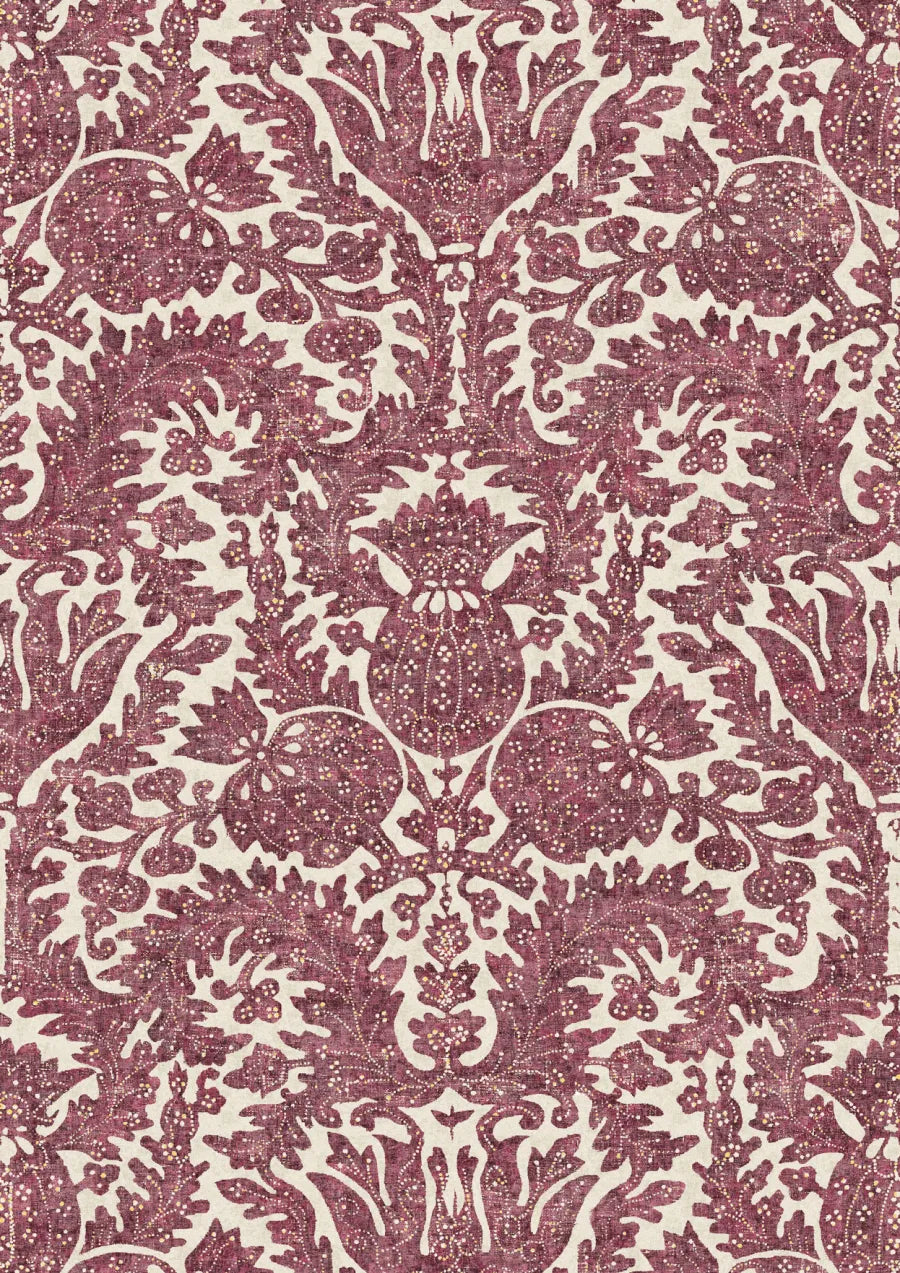 Lewis & Wood Pomegranate Raspberry Made to Measure Roman Blinds – full width
