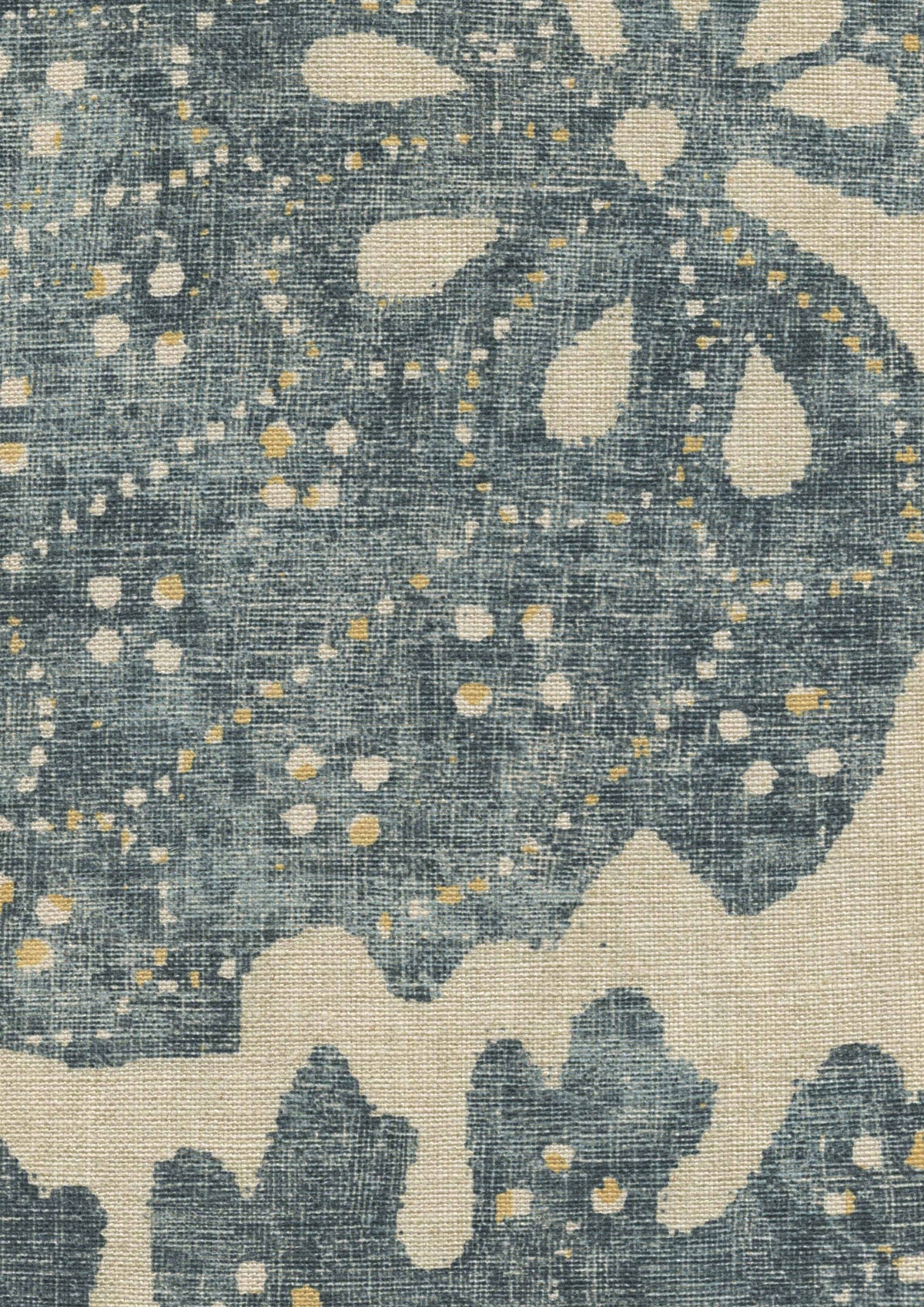 Lewis & Wood Pomegranate Sea Holly Made to Measure Roman Blinds – fabric detail