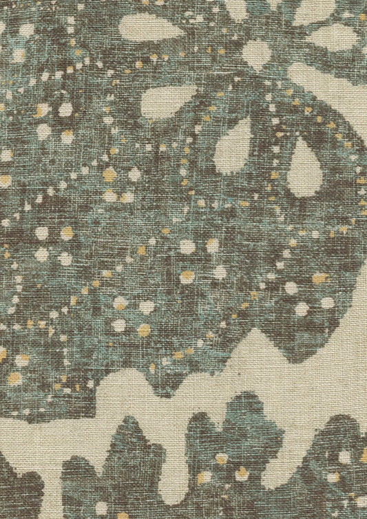Lewis & Wood Pomegranate Verdigris Made to Measure Curtains – fabric detail