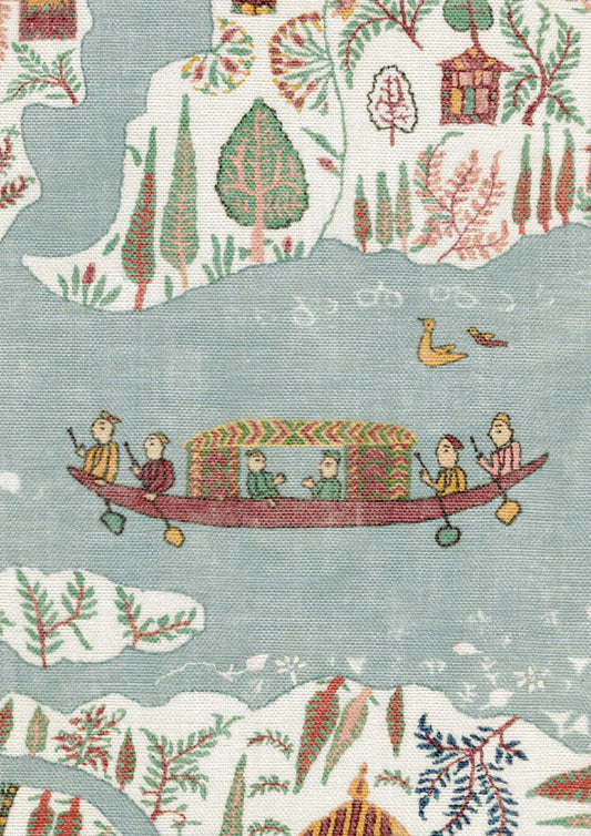 Lewis & Wood Regatta Garland Made to Measure Curtains – fabric detail