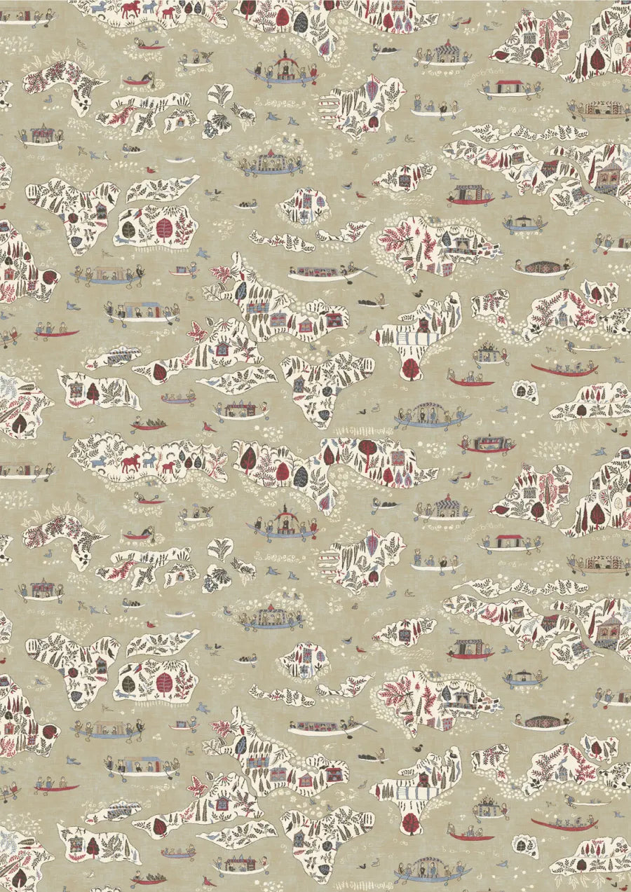 Lewis & Wood Regatta Twilight Made to Measure Curtains – full width