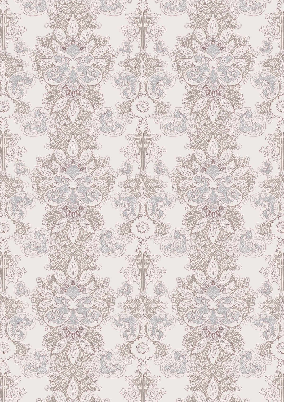 Lewis & Wood Rococo Linen Fritillary Made to Measure Curtains – full width