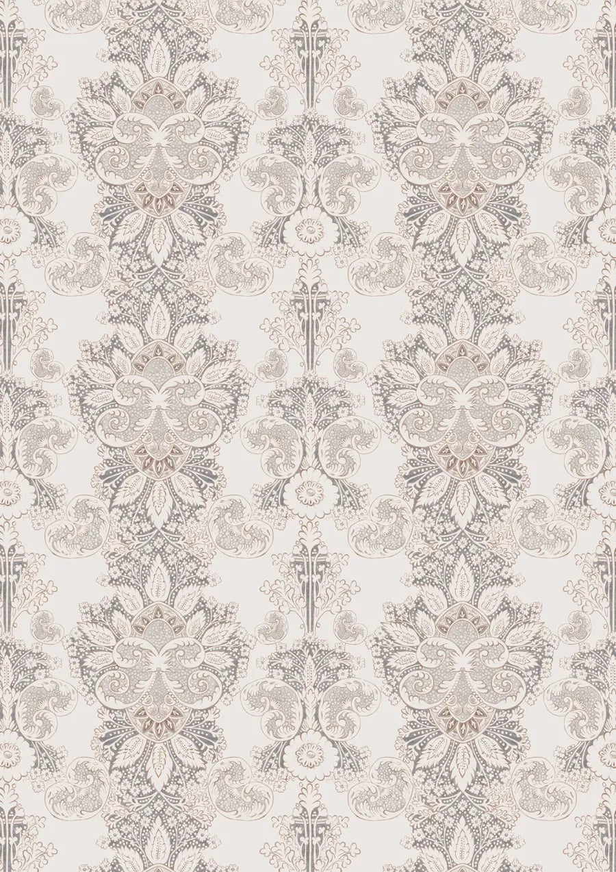 Lewis & Wood Rococo Linen Sparrow Made to Measure Roman Blinds – full width