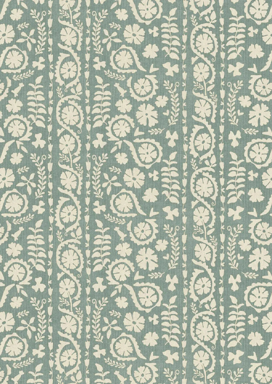 Lewis & Wood Rosetta Mineral Made to Measure Curtains – full width