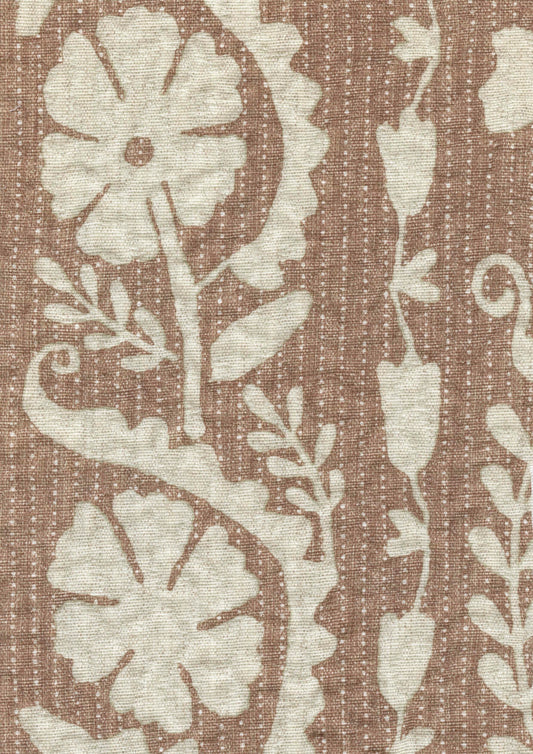 Lewis & Wood Rosetta Nutmeg Made to Measure Roman Blinds – fabric detail