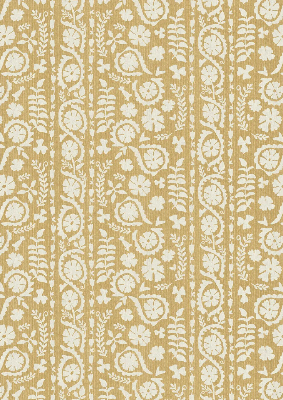 Lewis & Wood Rosetta Saffron Made to Measure Curtains – full width