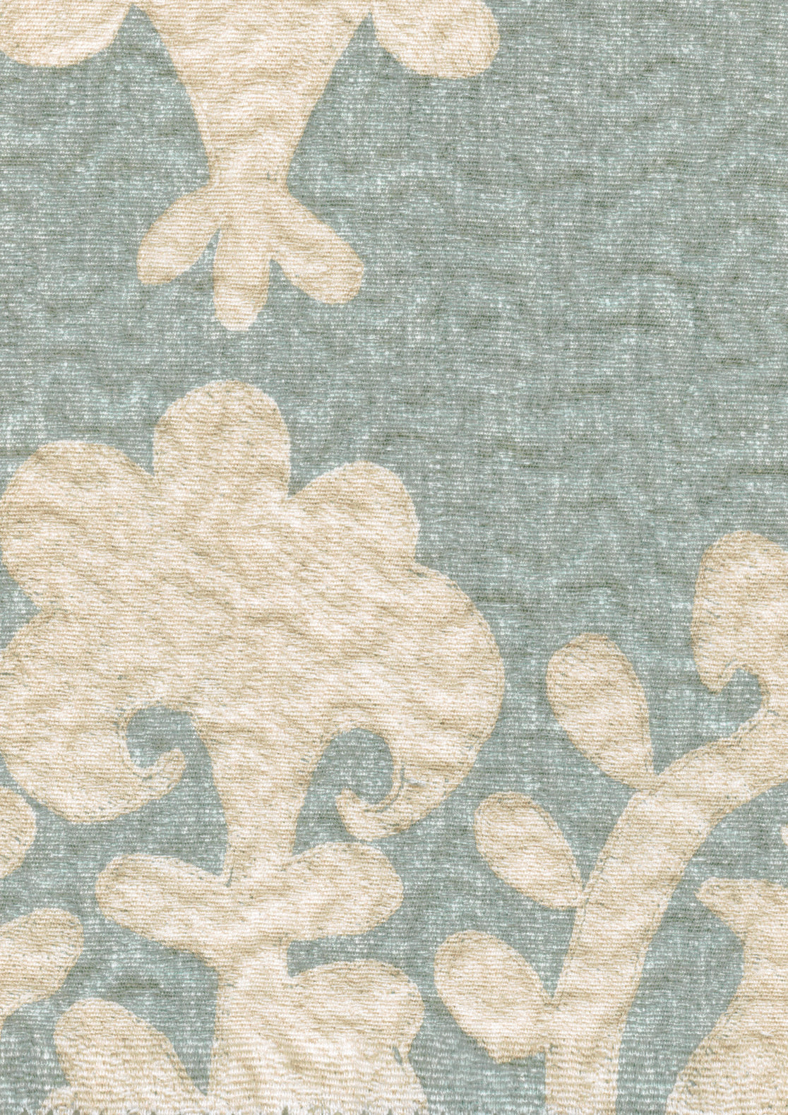 Lewis & Wood Saracen Aquamarine Made to Measure Curtains – fabric detail