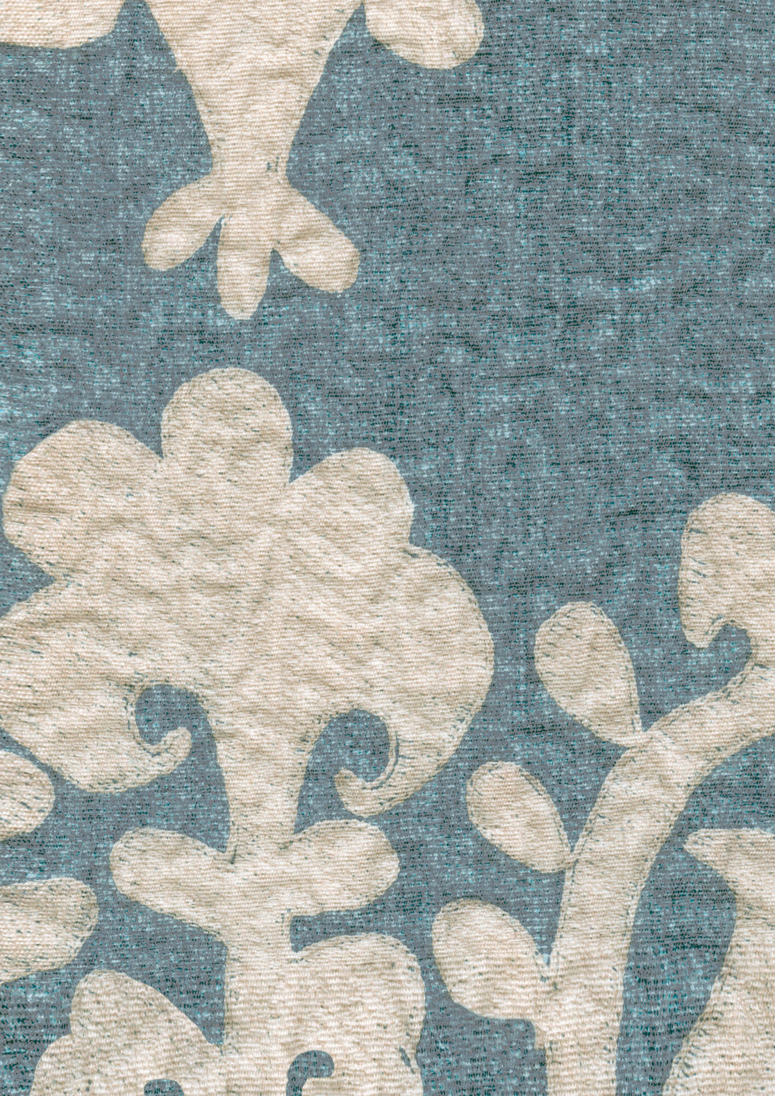 Lewis & Wood Saracen Cerulean Made to Measure Curtains – fabric detail