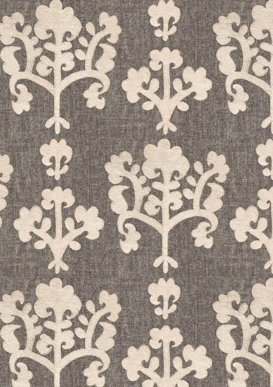 Lewis & Wood Saracen Holy Smoke Made to Measure Curtains – close-up