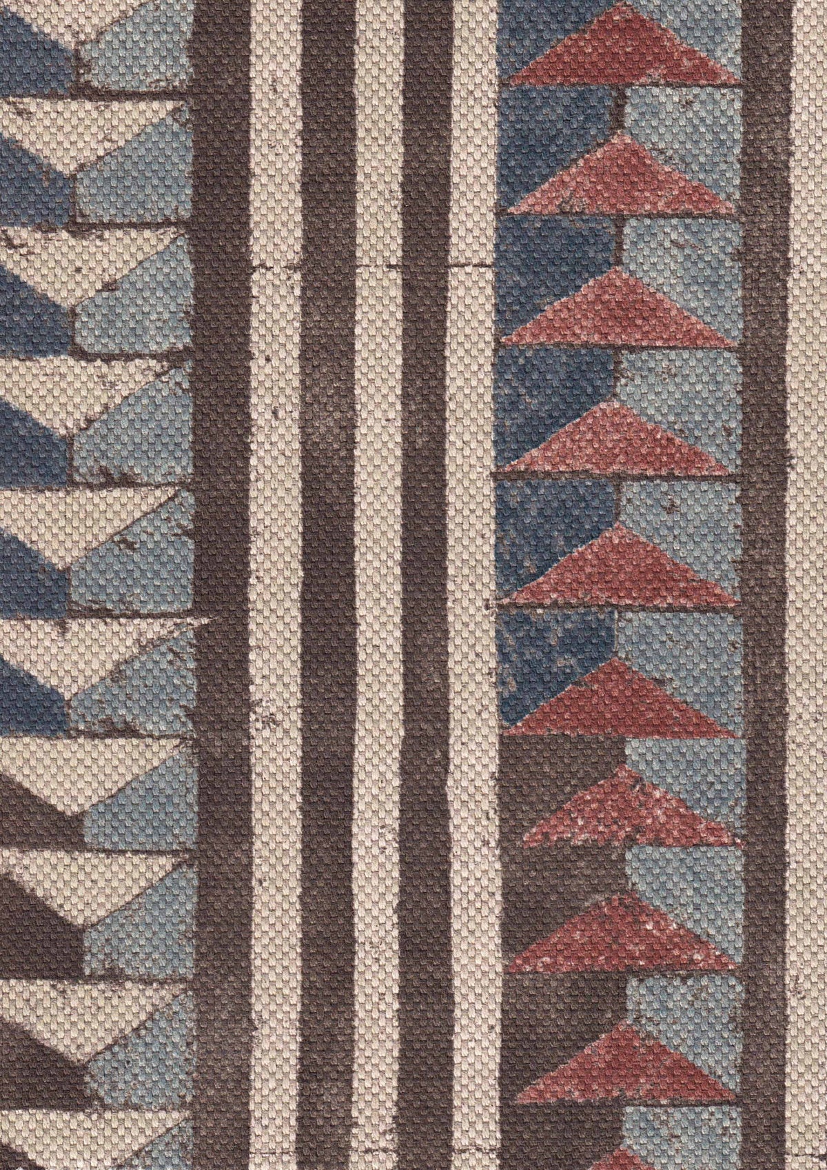 Lewis & Wood Sawtooth Navajo Made to Measure Roman Blinds – fabric detail