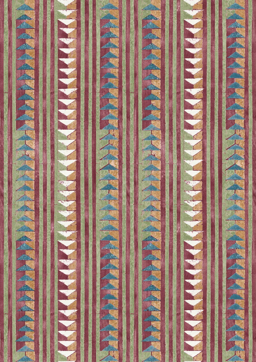 Lewis & Wood Sawtooth Tutti Frutti Made to Measure Curtains – close-up