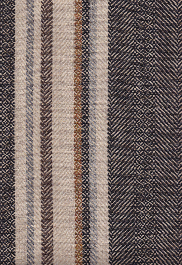 Lewis & Wood Selsley Stripe Crag Made to Measure Roman Blinds – fabric detail