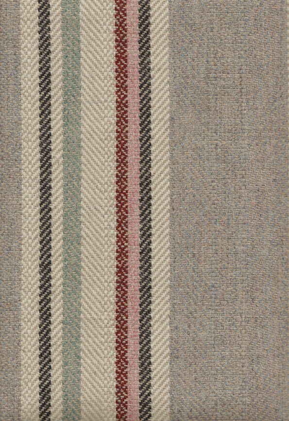 Lewis & Wood Selsley Stripe Heather Made to Measure Roman Blinds – fabric detail