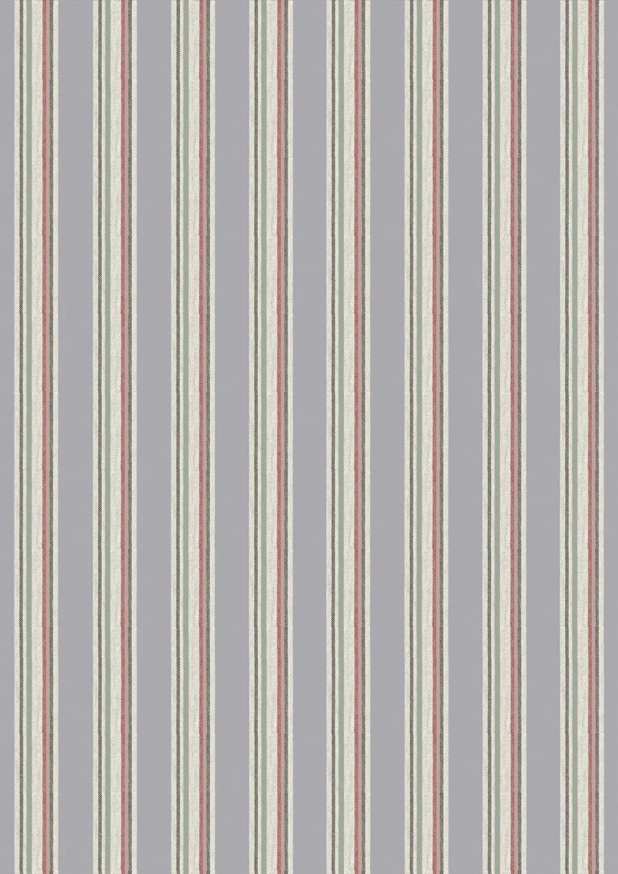 Lewis & Wood Selsley Stripe Heather Made to Measure Curtains – full width